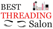 The Best Threading Salon Logo Image
